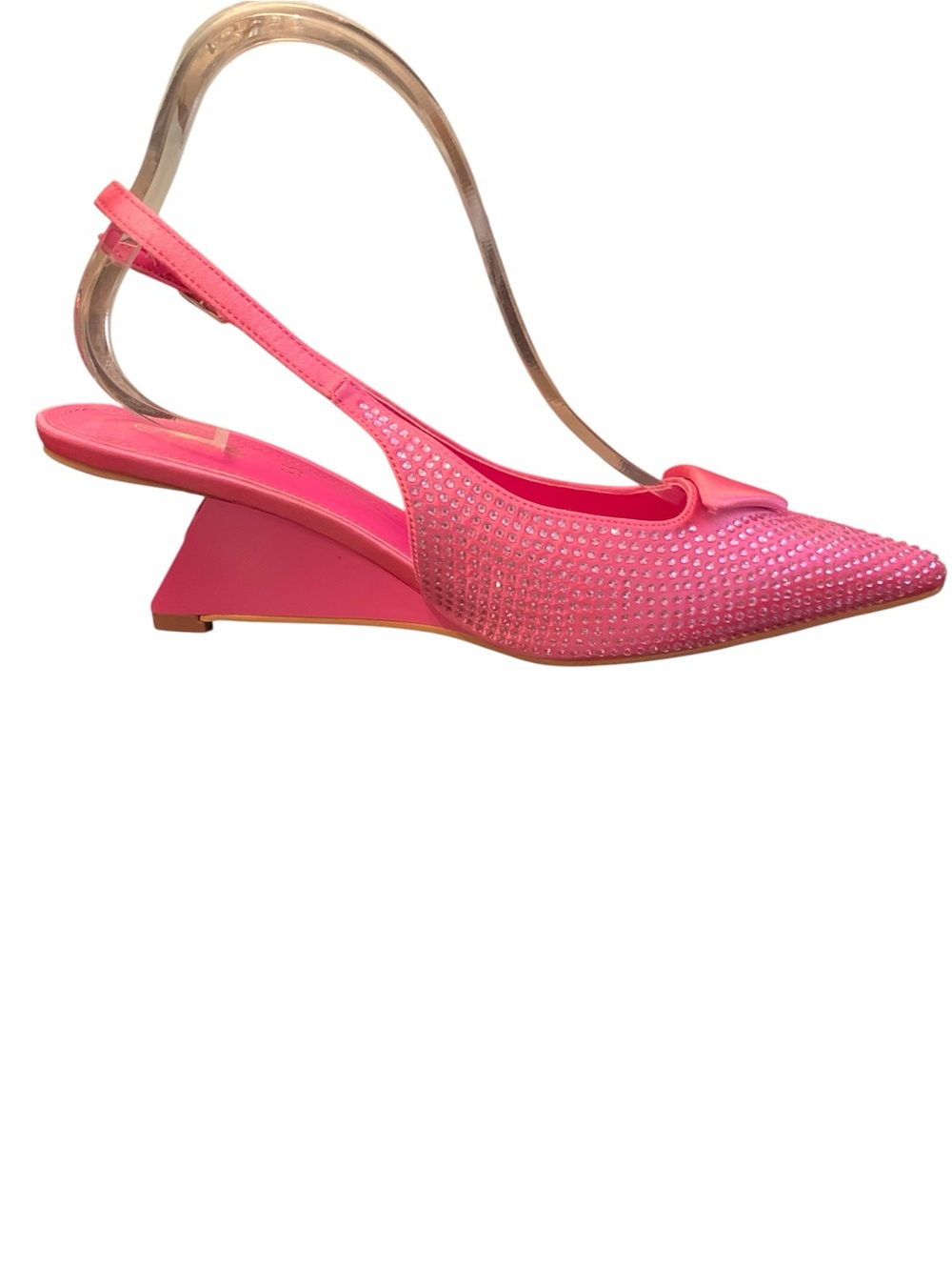 RHINESTONE EMBELLISHED KITTEN SLINGBACK NWT